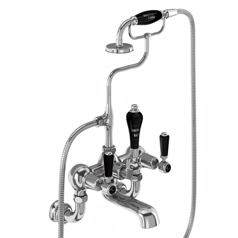 Kensington Regent bath shower mixer - wall mounted 